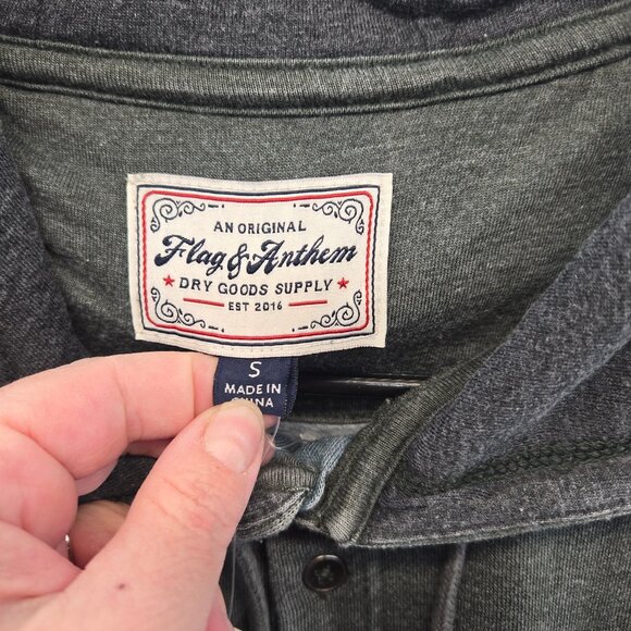 Flag & Anthem Performance Hoodie Small Drawstring New NWT - Picture 2 of 8